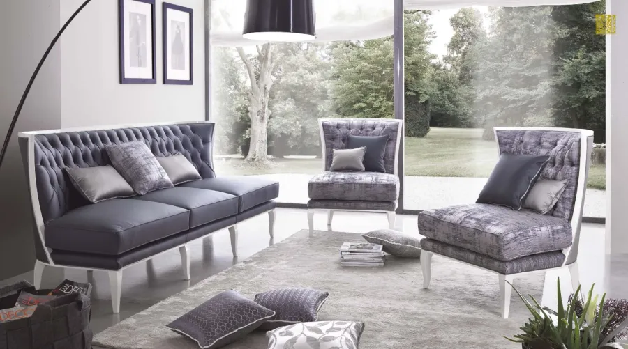obrazek 1 Prosto z Włoch - sofa i fotel Delice