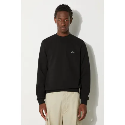 Zdjęcie Lacoste bluza męska kolor czarny gładka SH9608-132