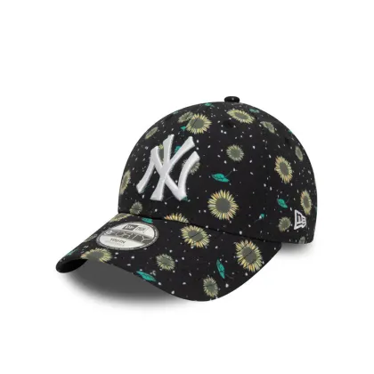 Zdjęcie New Era Czapka z daszkiem Kids Floral Aop 940 Ne 60503478 M Czarny