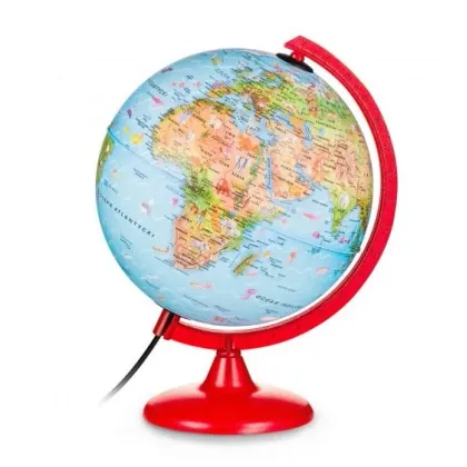 Zdjęcie Stylowy globus podświetlany Zoo Globe na biurko