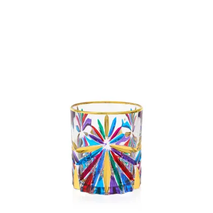 Zdjęcie Stylowy komplet 6 szklanek do wody wykonany w Wenecji (315 ml)