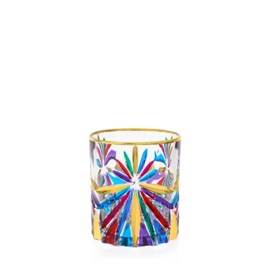 obrazek 1 Stylowy komplet 6 szklanek do wody wykonany w Wenecji (315 ml)