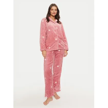Zdjęcie Selmark Piżama P8776 Różowy Regular Fit