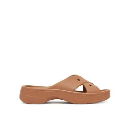 Zdjęcie Crocs Klapki Cross Strap 210840 Brązowy