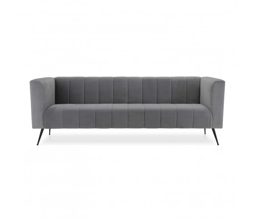 obrazek 2 Szara elegancka sofa 4-osobowa w nowoczesnym stylu - Sevensedie
