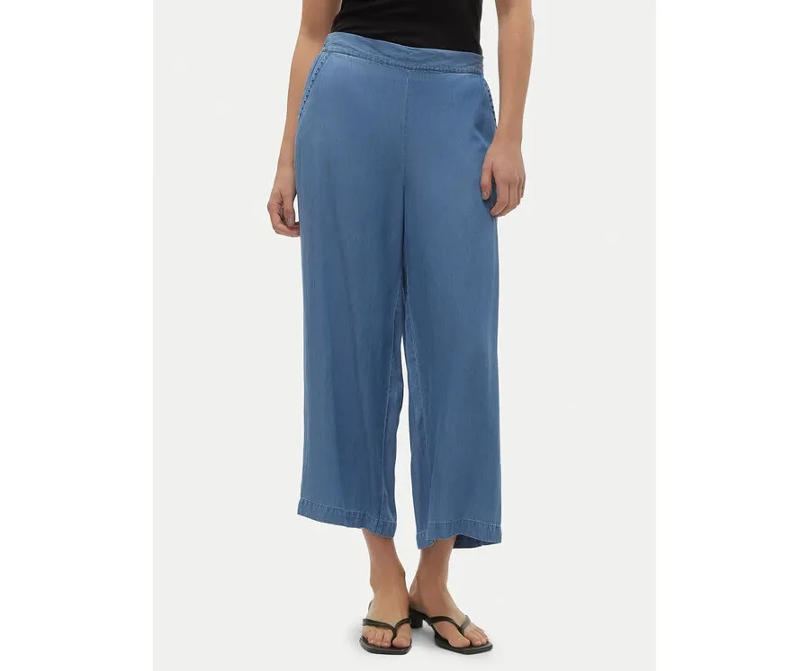 obrazek 1 Vero Moda Kuloty Bree 10304861 Niebieski Wide Leg