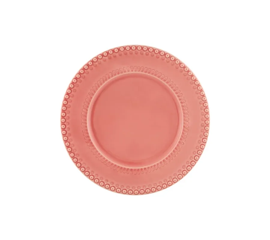 obrazek 1 Wzorzysty talerz ceramiczny w stylu wiejskim - Bordallo Pinheiro