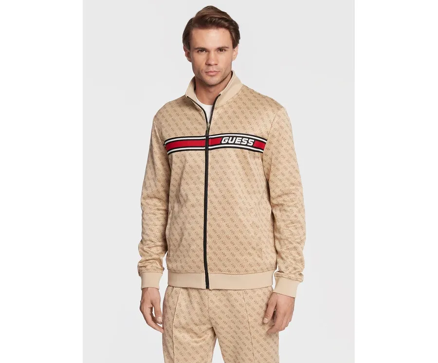 obrazek 1 Guess Bluza Korbin Z2BQ06 FL04Q Beżowy Regular Fit