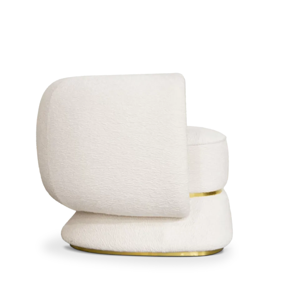 obrazek 4 Pojedyncza sofa białego koloru - Essential Home