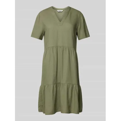 Zdjęcie Sukienka mini z mieszanki lnu i wiskozy model ‘TIRI’