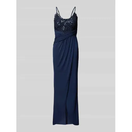 Zdjęcie Sukienka wieczorowa z koronką szydełkową