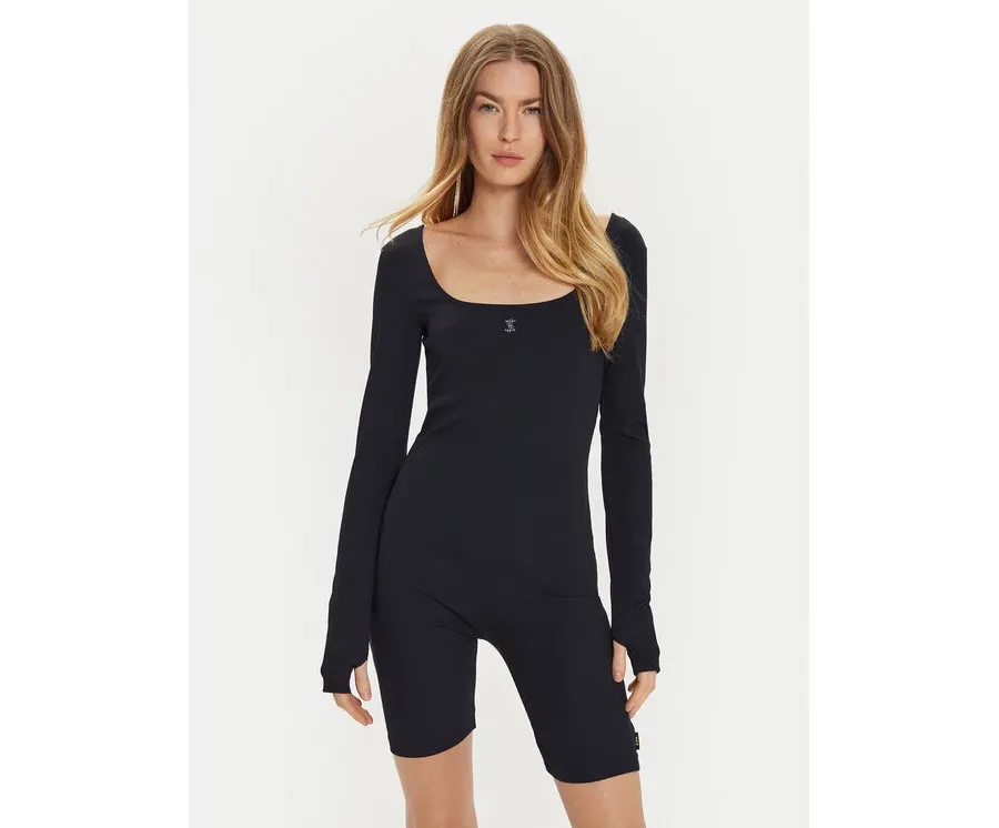 obrazek 1 TWINSET Kombinezon 242AM2071 Czarny Slim Fit