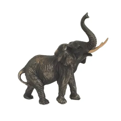 Picture Decorative elephant statuette on the desk - h. 12 cm
