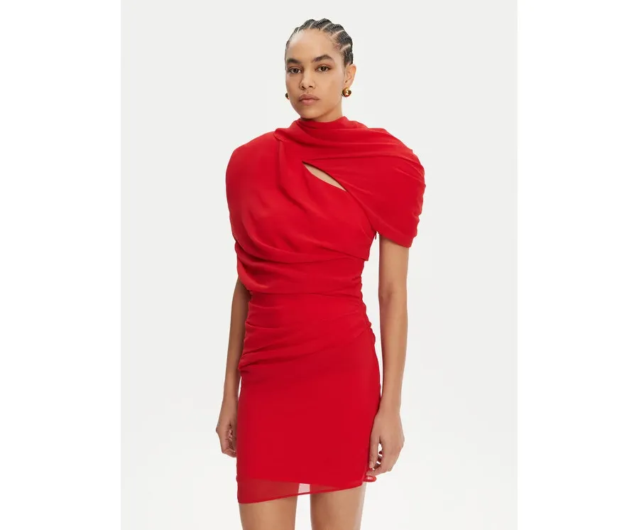 obrazek 1 JACQUEMUS Sukienka koktajlowa 24H251DR130-1555 Czerwony Regular Fit
