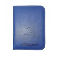 Picture Original leather folder for cards or notes for companies