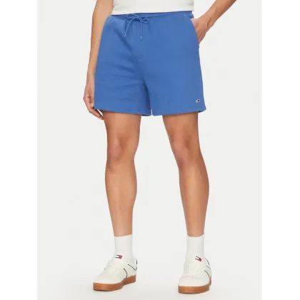 Zdjęcie Tommy Jeans Szorty sportowe Flag Beach DM0DM21931 Niebieski Regular Fit