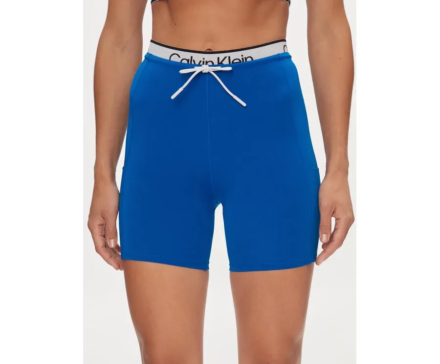 obrazek 1 Calvin Klein Performance Szorty sportowe 00GWS4L722 Niebieski Slim Fit