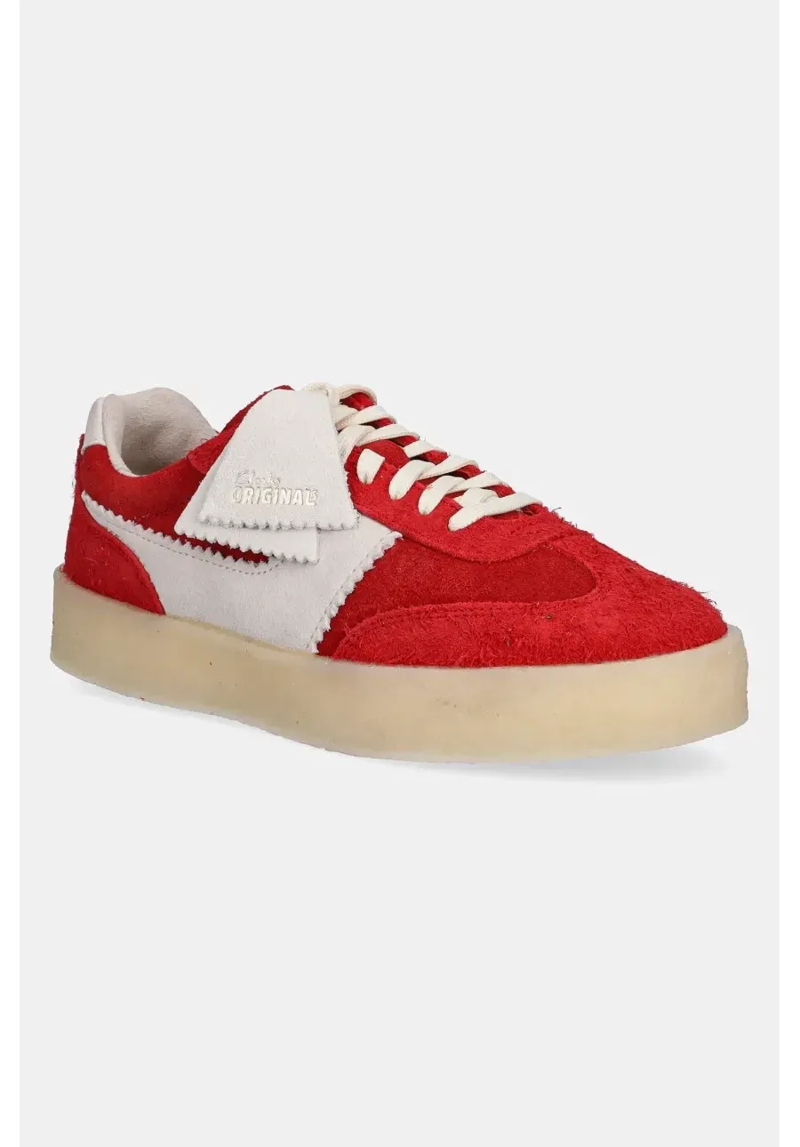 obrazek 1 Clarks Originals sneakersy zamszowe Tor 80 damskie kolor czerwony 26180666
