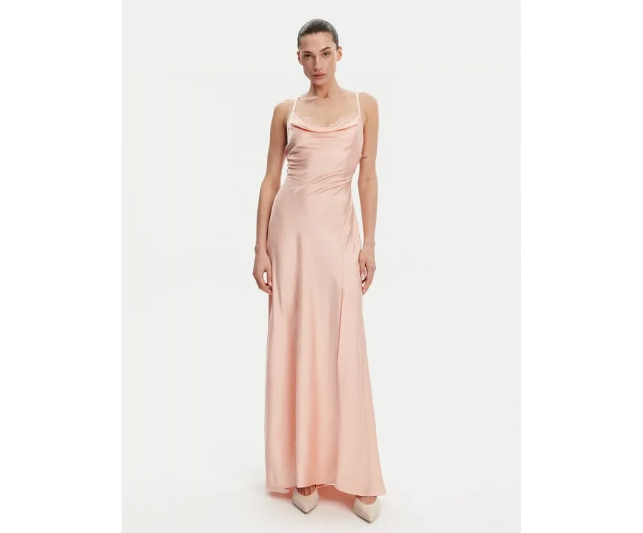 obrazek 1 Guess Sukienka wieczorowa W5GT10 WF1T2 Koralowy Slim Fit