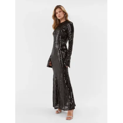Zdjęcie ROTATE Sukienka wieczorowa Sequin 111349100 Czarny Slim Fit