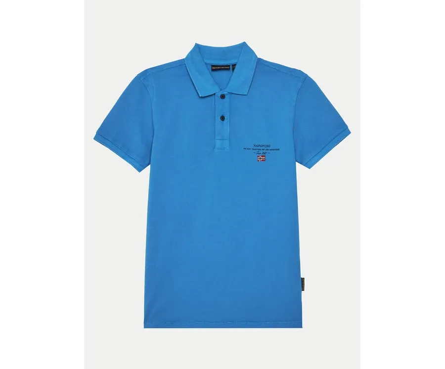 obrazek 1 Napapijri Polo Elbas 5 NP0A4G4NB2W1 S Niebieski Regular Fit