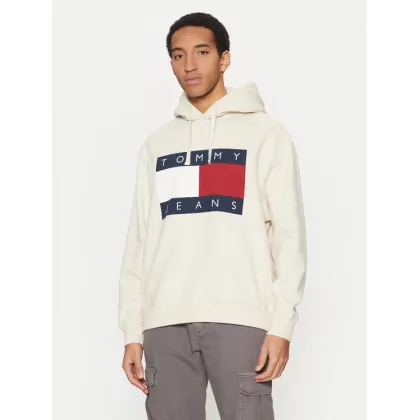 Zdjęcie Tommy Jeans Bluza Flag DM0DM21174 Beżowy Regular Fit