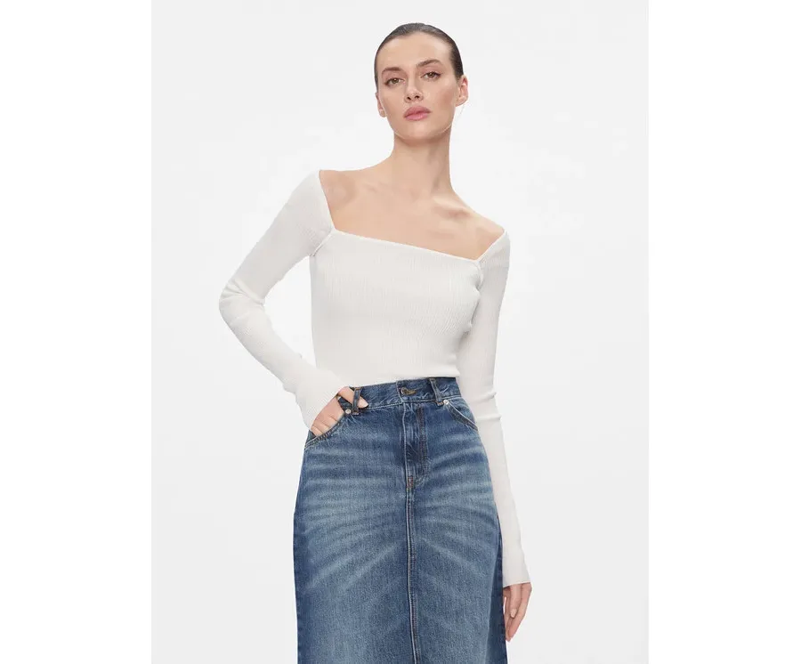 obrazek 1 MAX&Co. Bluzka Tolone Biały Slim Fit