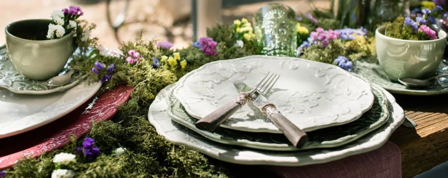 obrazek 2 Piękny ozdobny talerz ceramiczny w stylu wiejskim - Bordallo Pinheiro