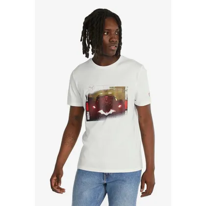 Zdjęcie Puma t-shirt bawełniany x Batman Grapic kolor beżowy z nadrukiem 534727.02-KREMOWY