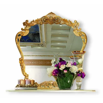 Zdjęcie Duże klasyczne rzeźbione lustro