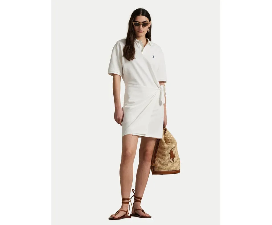 obrazek 1 Polo Ralph Lauren Sukienka codzienna 211A88516002 Biały Straight Fit