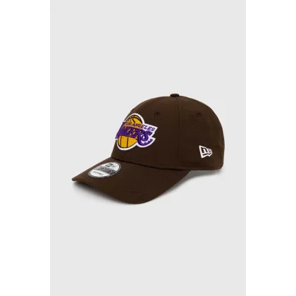 Zdjęcie New Era czapka z daszkiem kolor zielony z aplikacją LOS ANGELES LAKERS