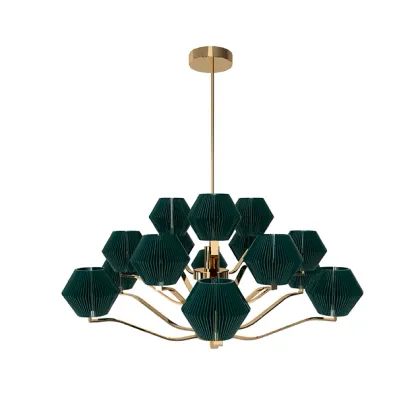 Zdjęcie Elegancki, niepowtarzalny żyrandol wykonany ręcznie - Fara