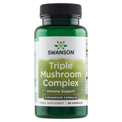 Zdjęcie Swanson Triple Mushroom Standardized Complex Kapsułki