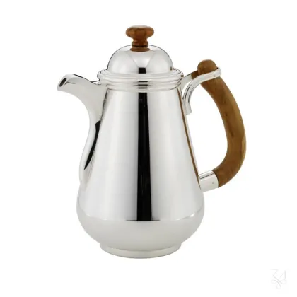 Zdjęcie Piękny stylowy imbryk do kawy ze srebra dla 8 osób – Zaramella Argenti