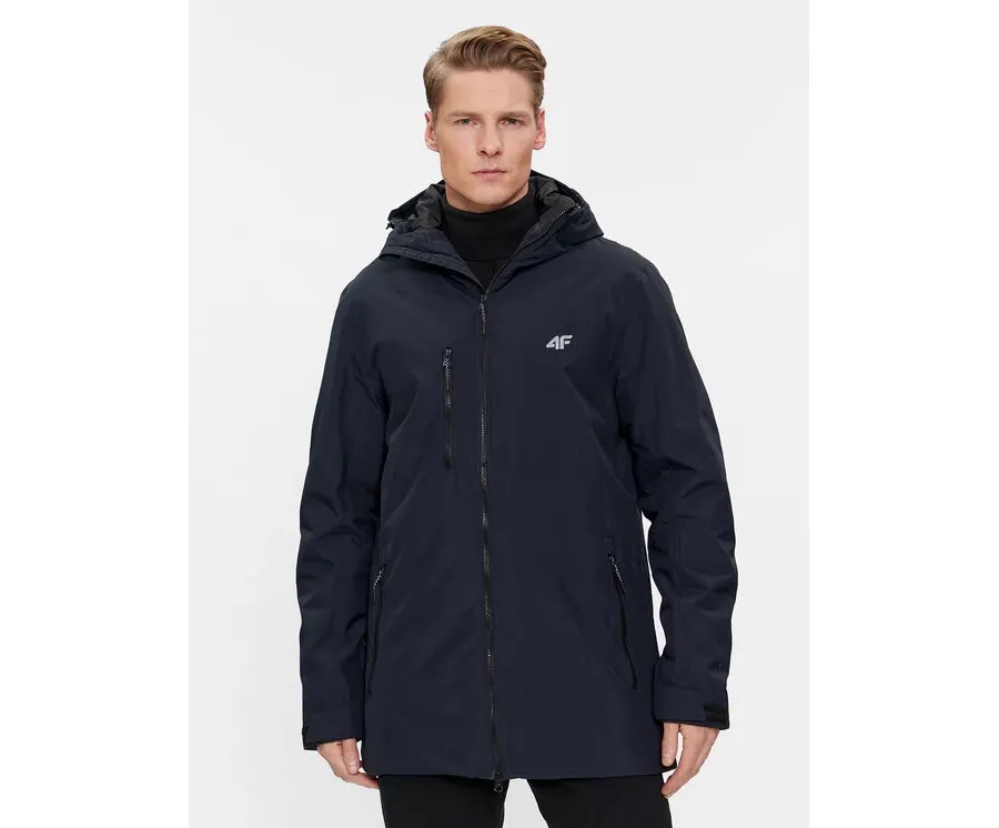 obrazek 1 4F Parka 4FAW23TTJAM302 Czarny Regular Fit