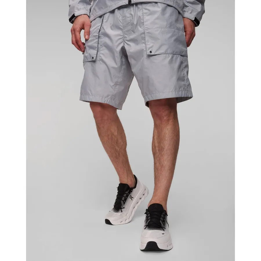 obrazek 1 Granatowe Szorty Męskie Goldwin Rip-stop Light Cargo Shorts