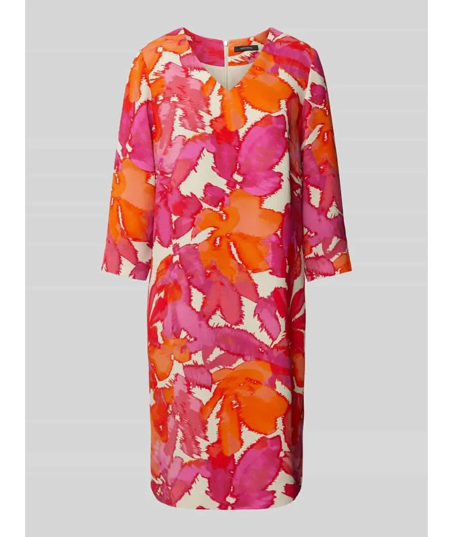 obrazek 1 Sukienka o długości do kolan z nadrukiem na całej powierzchni