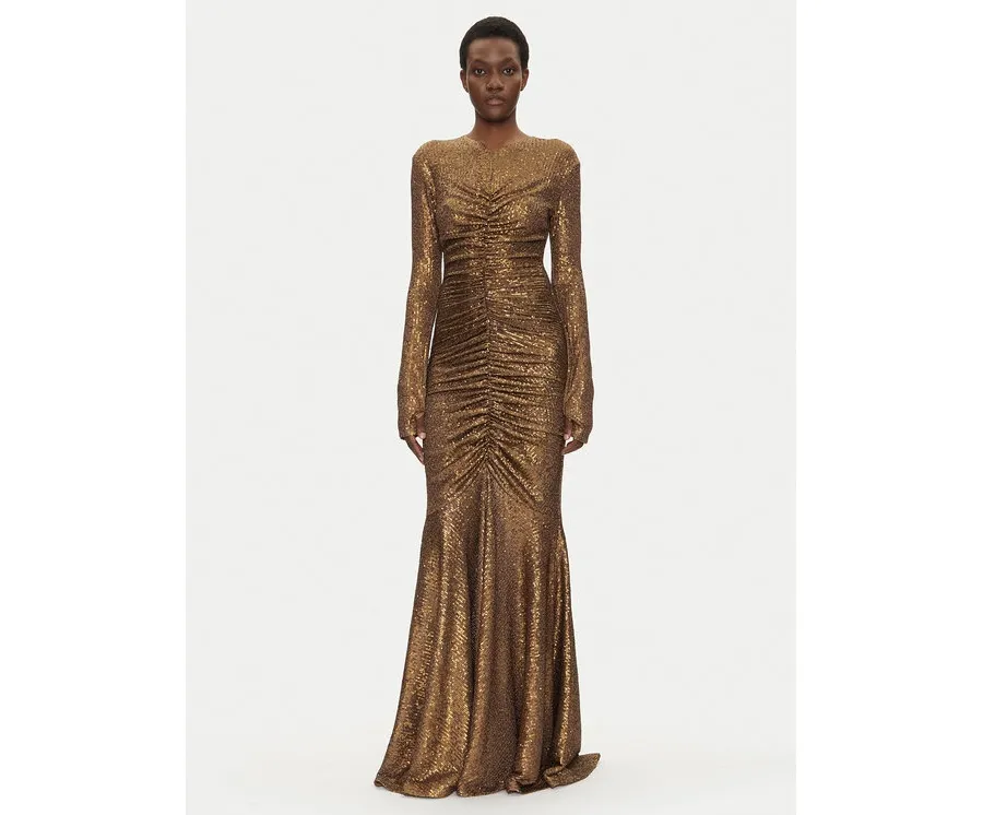 obrazek 1 NORMA KAMALI Sukienka wieczorowa ST4243SQE38151 Złoty Slim Fit