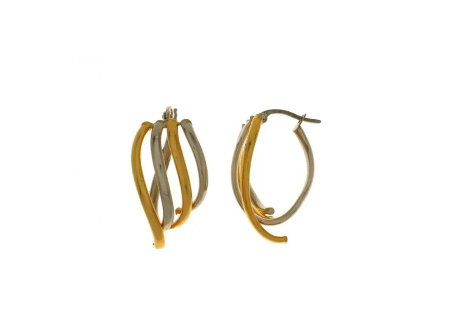 obrazek 1 Fantazyjne kolczyki z bagnetem 15 mm
