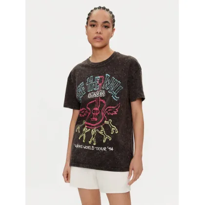 Zdjęcie Vans T-Shirt Guitar Solo Oversized VN000GJ6 Czarny Regular Fit