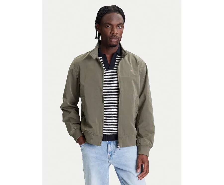 obrazek 1 Tommy Hilfiger Kurtka bomber Harrington MW0MW39637 Zielony Regular Fit