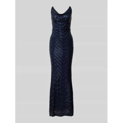 Zdjęcie Sukienka wieczorowa z obszyciem cekinami