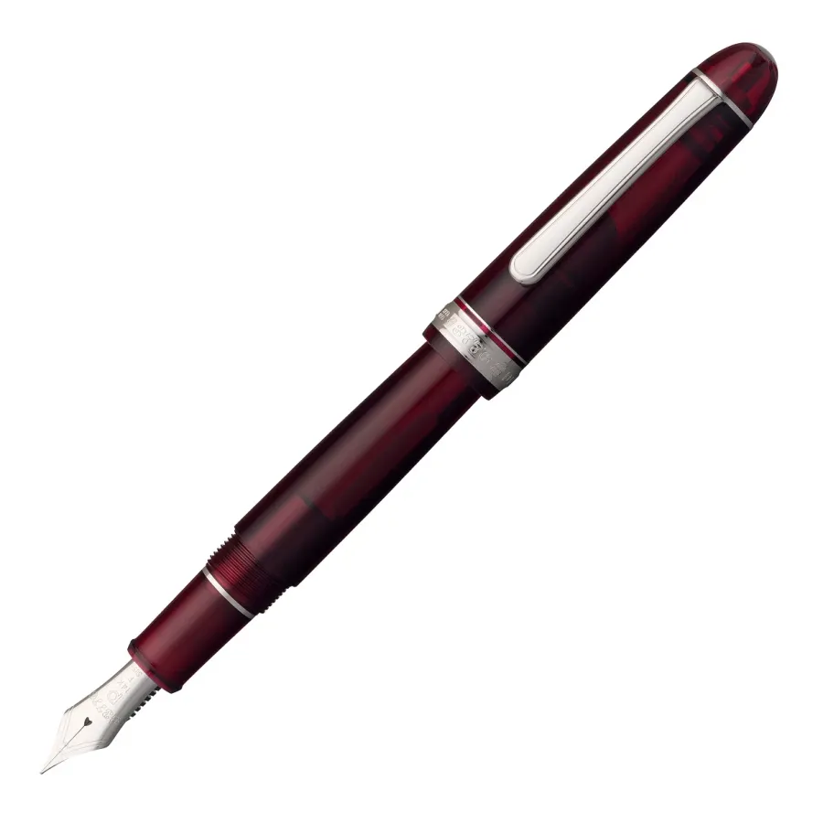 obrazek 2 Wyjątkowe pióro wieczne Platinum 3776 Century Rhodium Bourgogne C