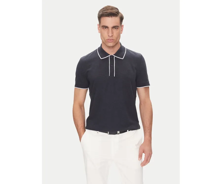 obrazek 1 Baldessarini Polo B4 10063.5283 Granatowy Regular Fit