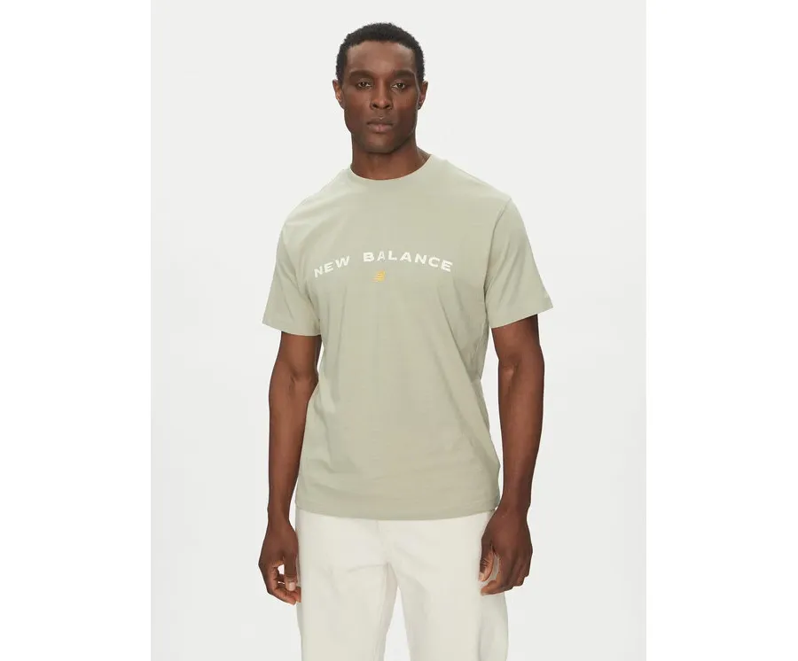 obrazek 1 New Balance T-Shirt Reimagined Graphic MT51506 Zielony Relaxed Fit