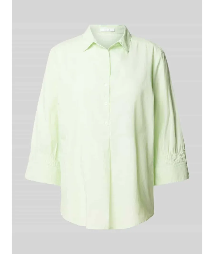 obrazek 1 Bluzka z krótką listwą guzikową model ‘Forta’