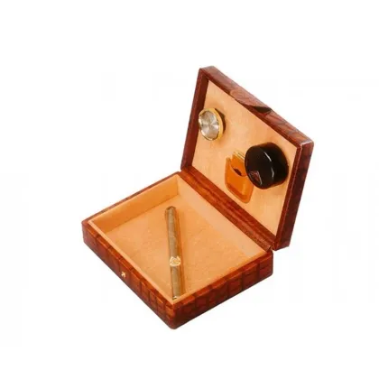 Picture Cigar box - leather