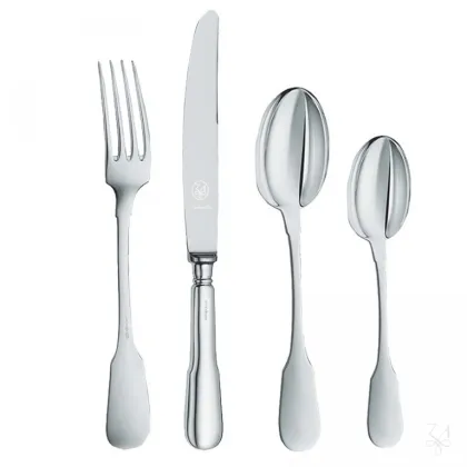 Zdjęcie Wyjątkowy 24-elementowy komplet sztućców w skrzynce - Zaramella Argenti