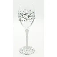 Picture Original set of 6 Montecarlo Jazz Silver wine glasses